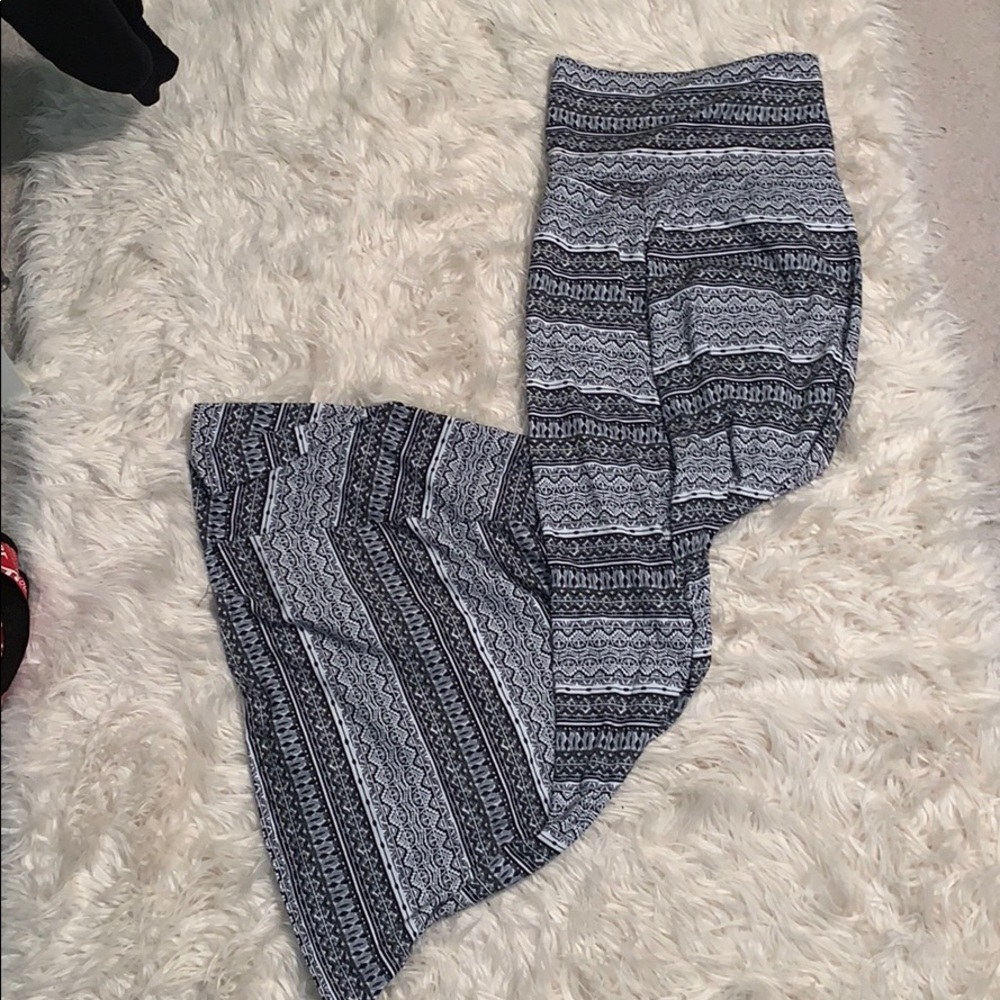 boho print maxi skirt